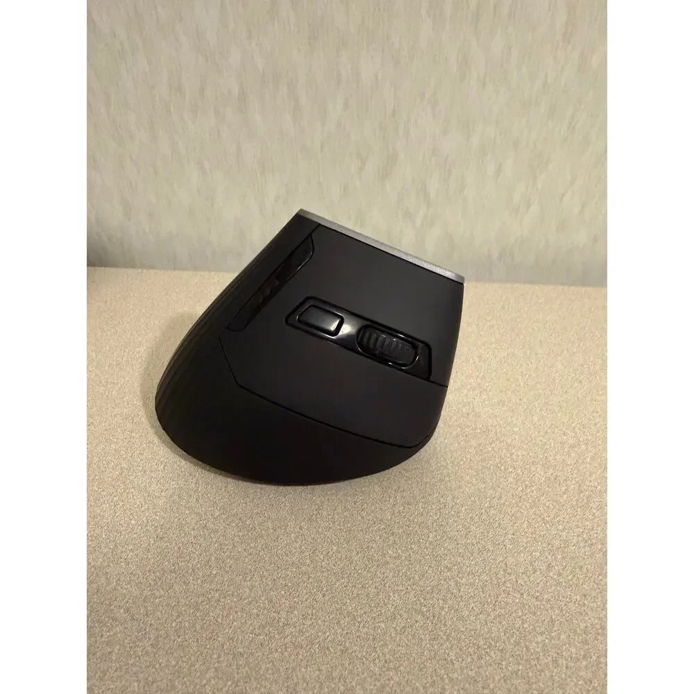 UINEER A06 Wireless Vertical Mouse Black Ergonomic 2.4G with USB Nano Receiver